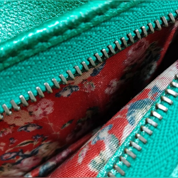 Gucci Laminated Nappa Trapuntata Card Case/Wallet GG Logo in Jasmine Green - Picture 5 of 8